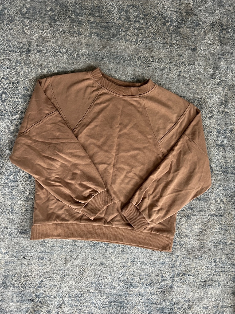 Merokeety Tan Crewneck Sweatshirt